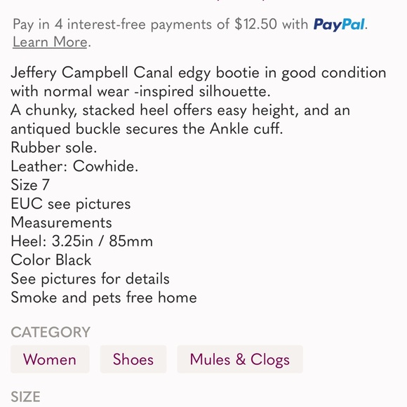 Jeffrey Campbell Leather Canal Heel Bootie - Picture 5 of 5